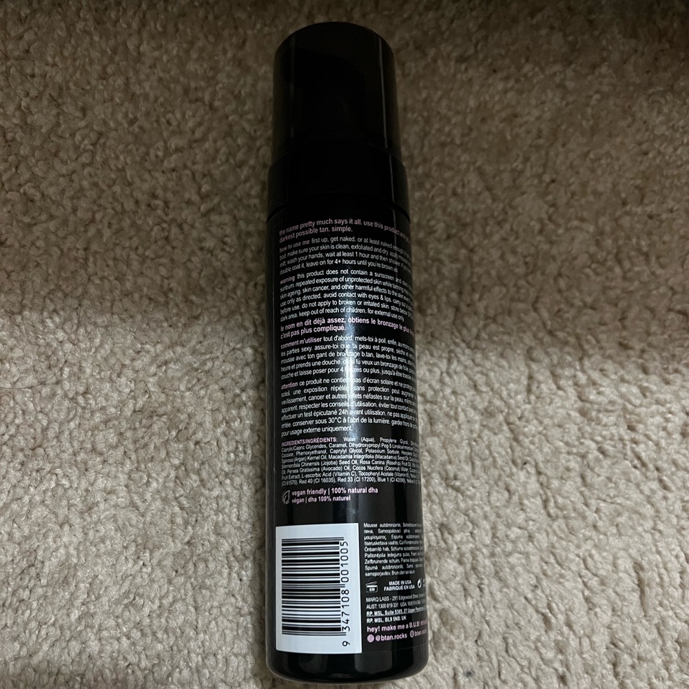 “I want the darkest tan possible” self tanner